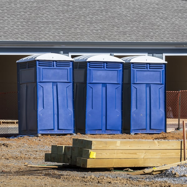 are there any restrictions on where i can place the portable restrooms during my rental period in Lemoyne OH